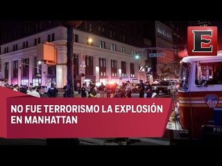 "Explosión en Manhattan no fue un hecho de terrorismo": Alcalde nueva York
