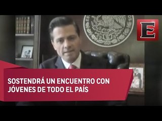 EPN presentará informe de gobierno ante jóvenes