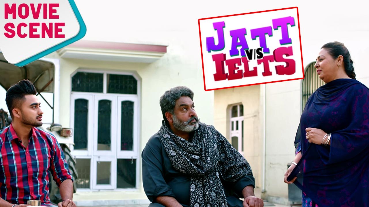 JATT vs IELTS | Comedy Movie Scene | Ravneet, Hobby Dhaliwal, Anita Devgan | Punjabi Movies 2018