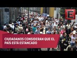 Mala percepción de mexicanos sobre el rumbo del país