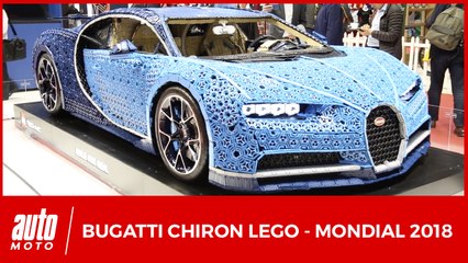 Mondial Auto 2018  : Lego dévoile une Bugatti Chiron à l'échelle 1 qui roule