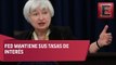 Reserva Federal de Estados Unidos decide mantener las tasas de interés