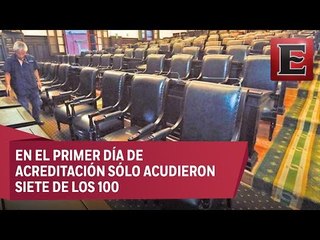 Se acreditan sólo siete integrantes de la Asamblea Constituyente