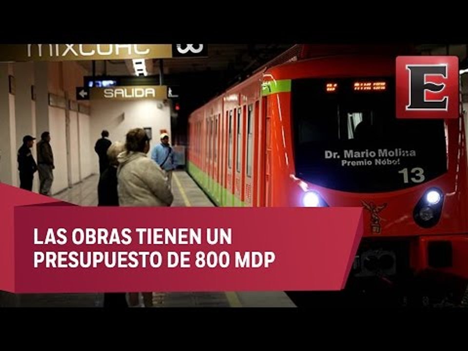 Serán reparadas curvas subterráneas de la Línea 12 del Metro