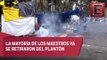 CNTE retira sus lonas y casas de campaña de la plaza de La Ciudadela