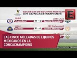 Goleadas de equipos Mexicanos en Cocachampions