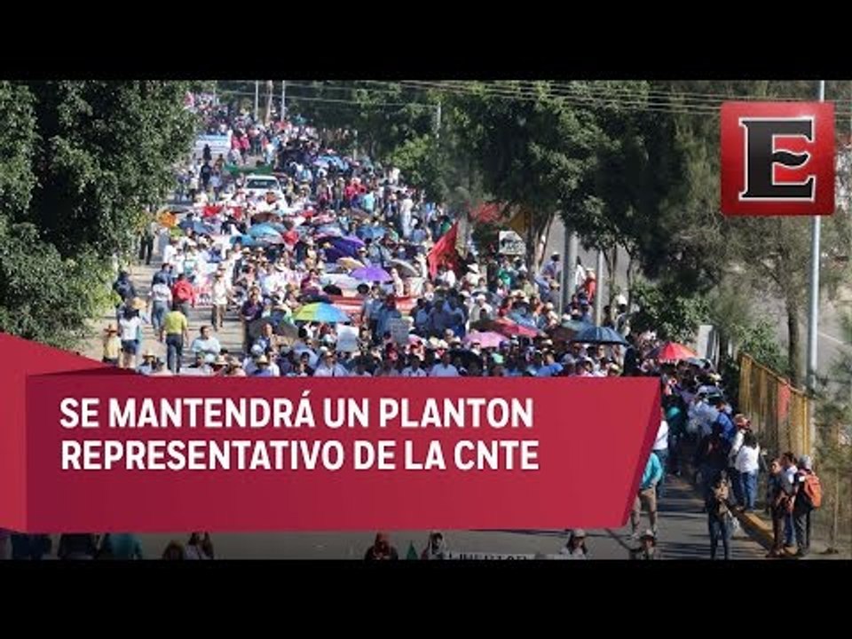 Enfrentamiento de la CNTE y Policias