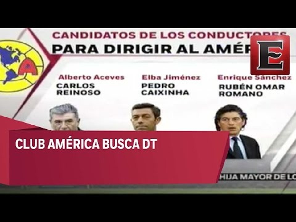 ¿Quiénes son los candidatos para dirigir al América?