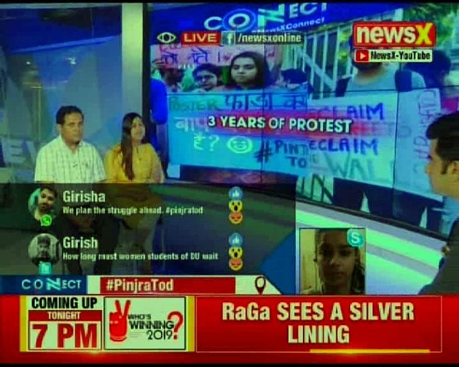 Students of Delhi University, especially female students are protests against unfair restrictions