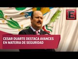 Gobernador de Chihuahua destaca avances en materia de seguridad