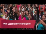 FARC celebra con concierto firma de acuerdos de paz con el Gobierno Colombiano
