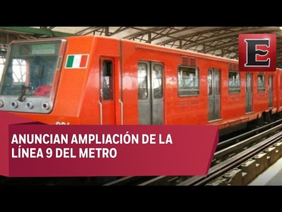 Destinan más de 700 millones de pesos para ampliación de la línea 9 del metro