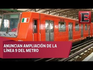 Destinan más de 700 millones de pesos para ampliación de la línea 9 del metro