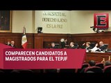 Comparecen candidatos a magistrados para el TEPJF