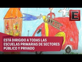Bomberos capitalinos organizan concurso de dibujo