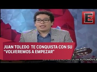 Juan Toledo presenta su primer disco "Volveremos a Empezar"