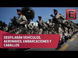 Participarán más 23 mil militares en el desfile del 16 de septiembre