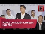 EPN llama a continuar trabajando en la estabilidad económica