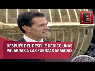 EPN destaco el labor de las Fuerzas Armadas