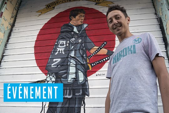 Sakai immortalisé dans les rues de Marseille