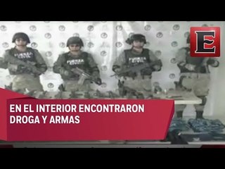 Aseguran camioneta en Culiacán con armas y uniformes clonados