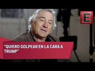 Robert De Niro llama "cerdo" a Donald Trump