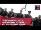 Realizan homenaje a las víctimas del sismo de 1985