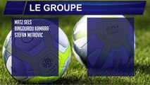 Angers - Strasbourg : Le groupe alsacien
