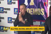 Daniel Urresti se pronunció tras fallo de Sala Penal Nacional que lo declara inocente