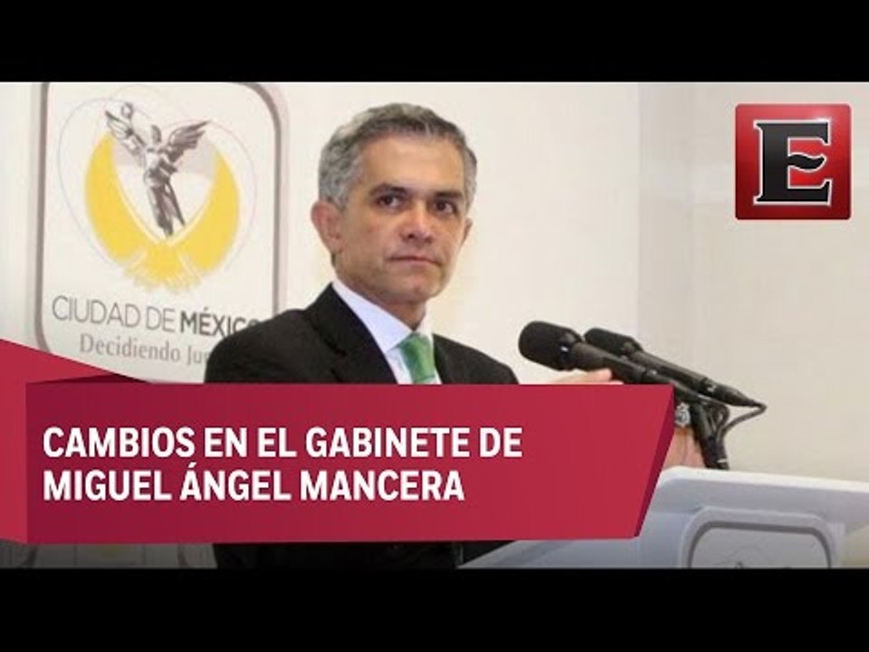 Miguel ángel Mancera anuncia cambios en su gabinete