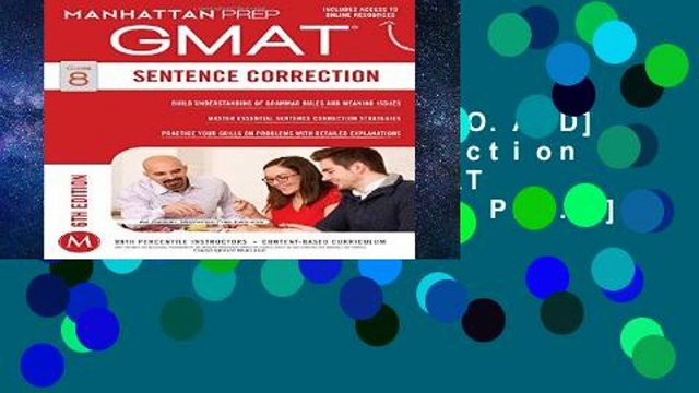 F.R.E.E [D.O.W.N.L.O.A.D] GMAT Sentence Correction (Manhattan Prep GMAT Strategy Guides) [E.P.U.B]