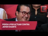 PAN Y PRD piden  a PGR continuar con las investigaciones sobre Javier Duarte