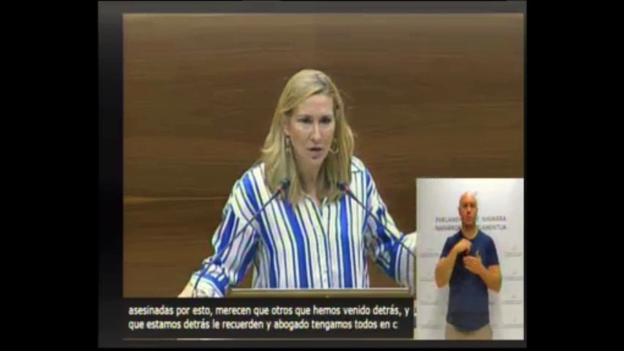 Tenso debate entre Beltran (PPN) y Araiz (Bildu) en el Parlamento de Navarra:  "Ahora que ETA no mata, Bildu coge el testigo del sabotaje"