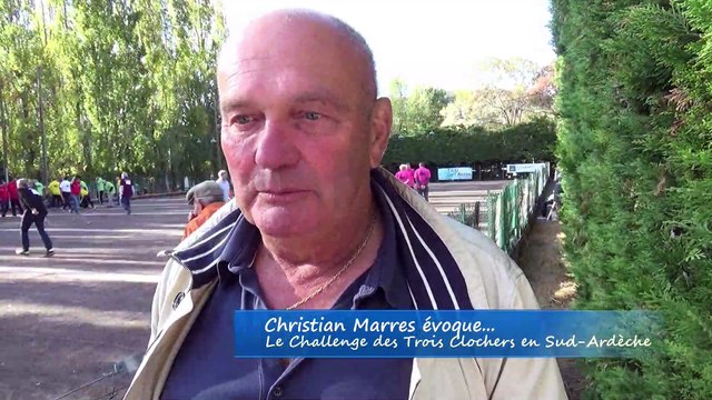 Christian Marres évoque le Challenge des Trois Clochers