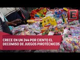 Decomisan en la CDMX 22 toneladas de pirotecnia