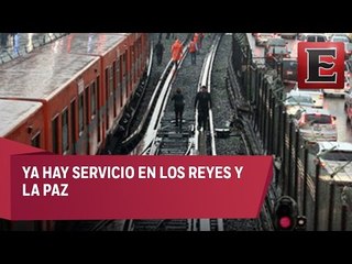 Reanudan servicio en la Línea A del Metro