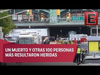 EU descarta atentado en accidente de tren en Nueva Jersey