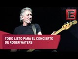 Inician preparativos para el concierto de Roger Waters en el Zócalo