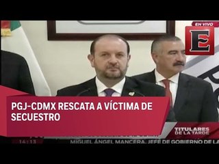 PGJ-CDMX rescata víctimas de secuestro en Iztapalapa