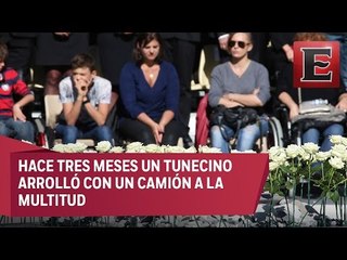 Rinda rinde homenaje a victimas de Niza