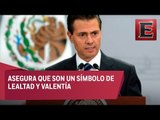 Peña Nieto reconoce a las Fuerzas Armadas por su desempeño