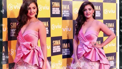 Malvika Sharma Looking Hot & bold on Red Carpet __ dubai