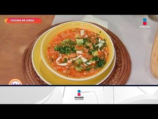 ¡Prepara este delicioso caldo tlalpeño ideal para el frío! | Sale el Sol
