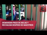 Normalistas de Chiapas toman oficinas de la Secretaría de Educación del Estado