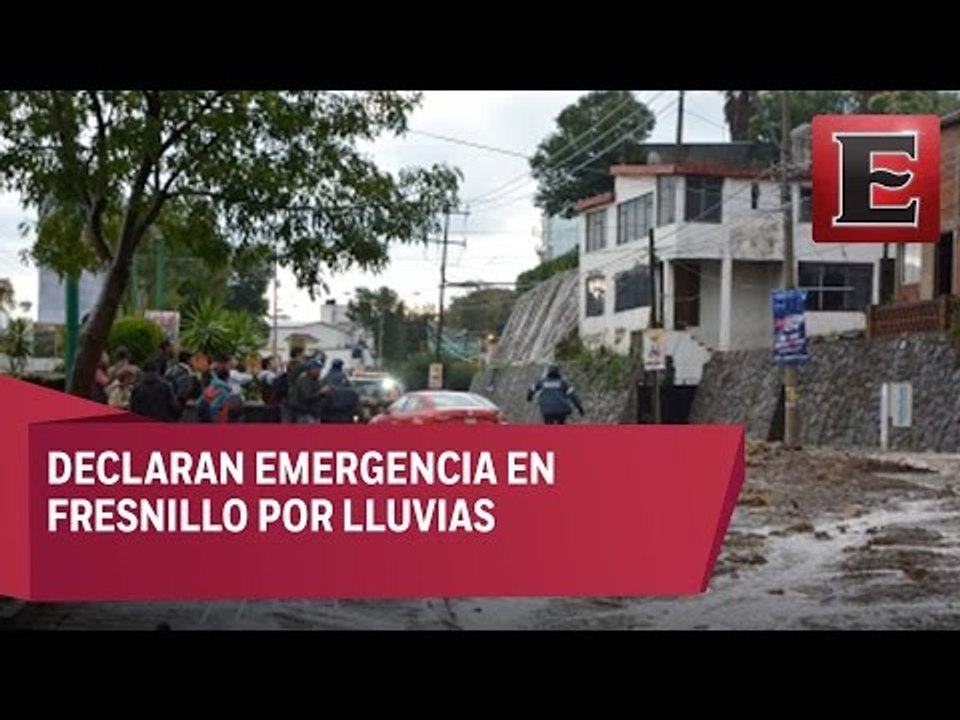 Declaran emergencia en Durango y Fresnillo por fuertes lluvias