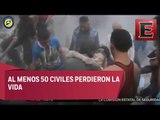 Imágenes de los devastadores de bombardeos en Aleppo