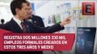 Peña Nieto destaca creación de empleos en su administración