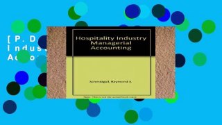 [P.D.F] Hospitality Industry Managerial Accounting [E.P.U.B]