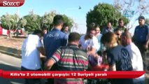 Kilis’te 2 otomobili çarpıştı