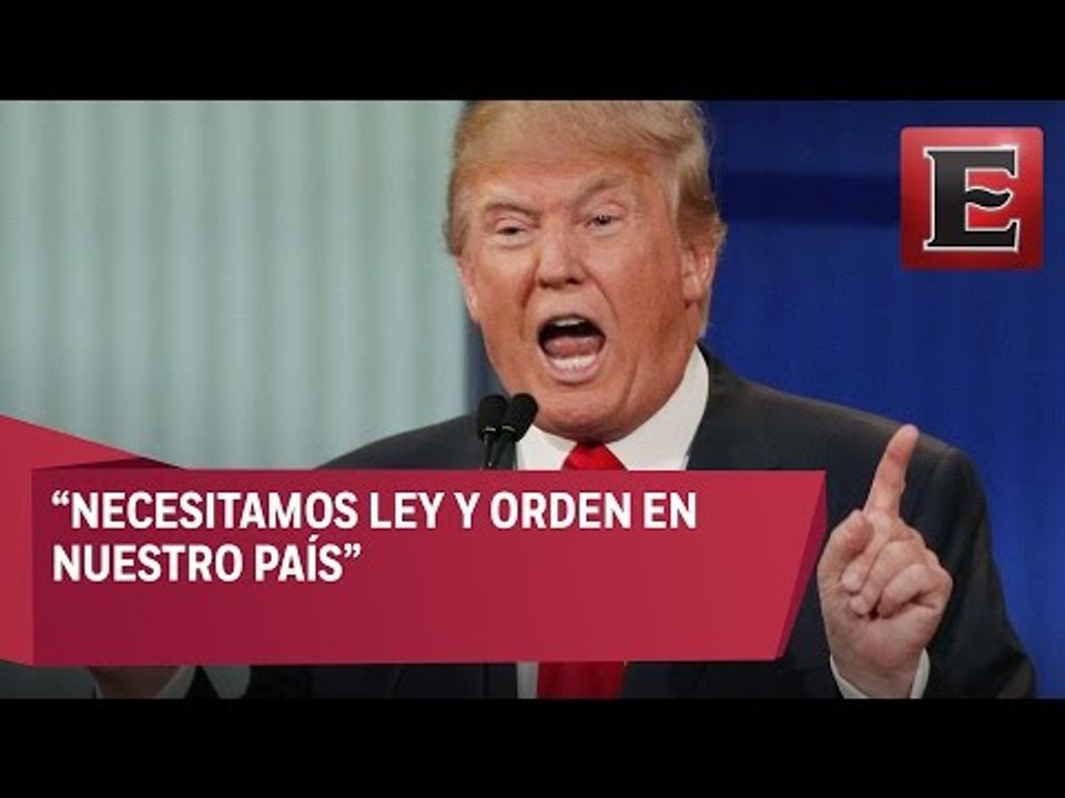 Propuestas para combatir la inseguridad en Estados Unidos / Debate Hillary Clinton y Donald Trump